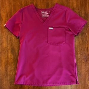 Figs XS Catarina scrub top